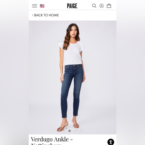 Paige Denim Verdugo Ankle size 25 - Picture 8 of 8